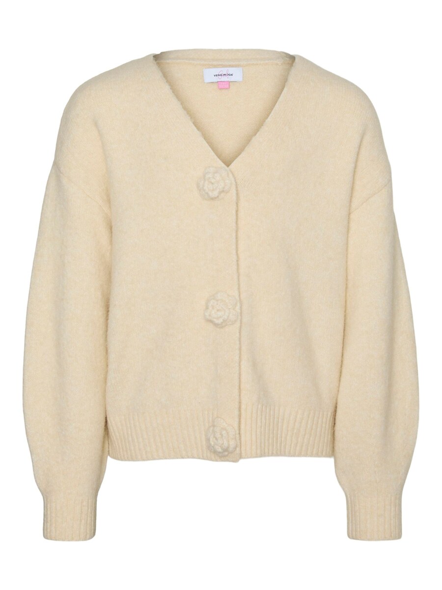 

Вязаный кардиган Vero Moda Girl VMCecily, бежевый