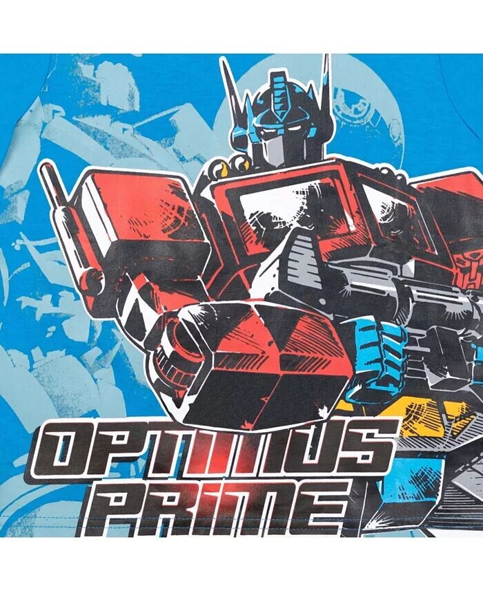 Комплект из 3 футболок для мальчиков Bumblebee Optimus Prime Transformers, мультиколор — фото 3