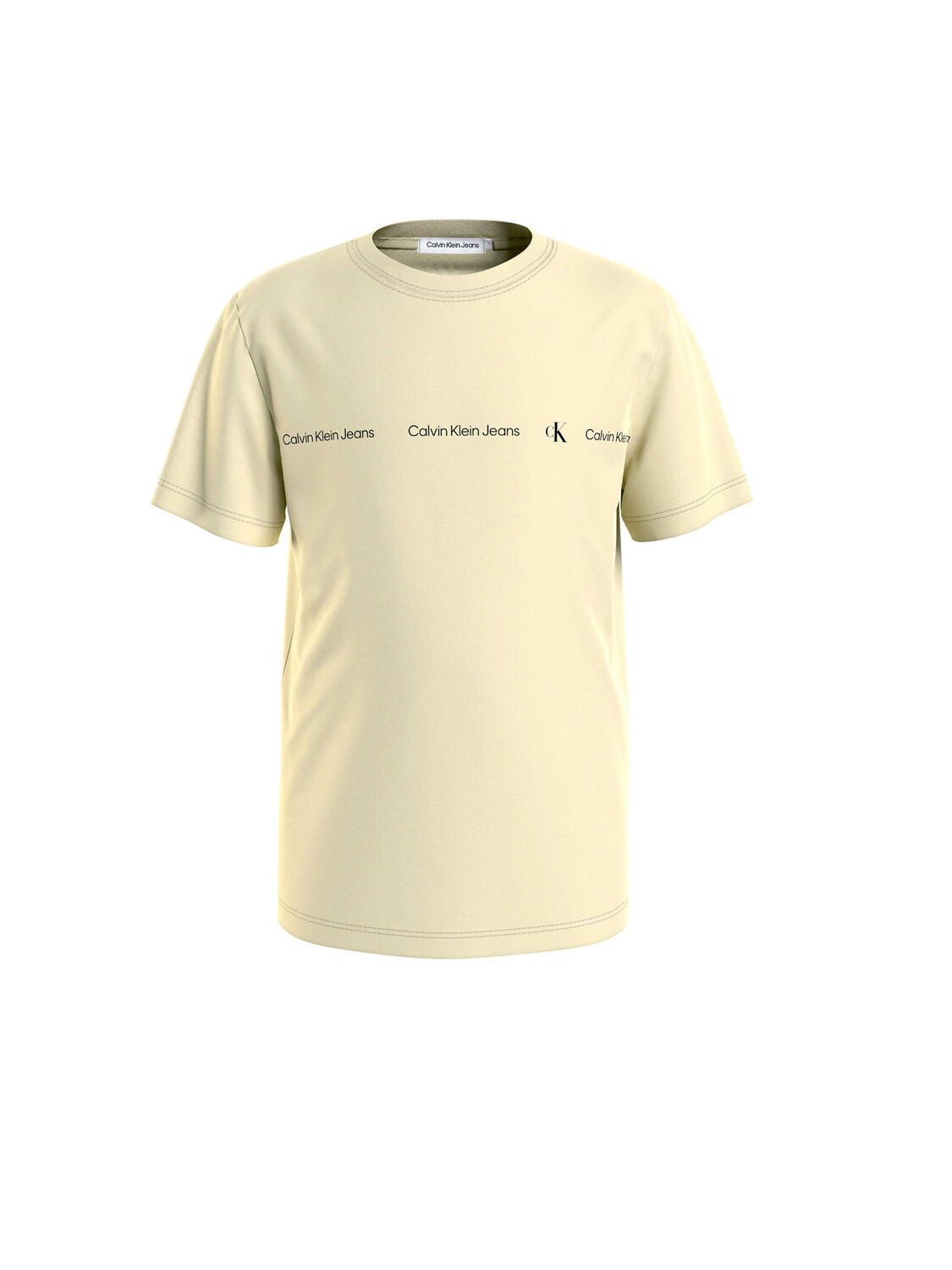 

Футболка t-shirt minimalist inst bambino Calvin Klein, желтый