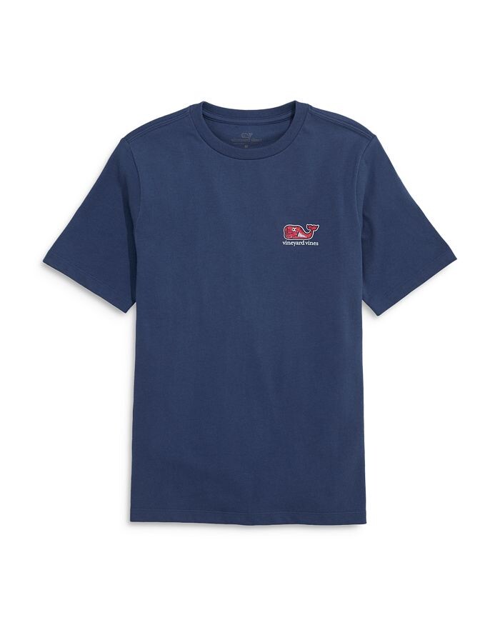 

Футболка для мальчиков Vineyard Vines Team Spirit с короткими рукавами и рисунком - Little Kid, Big Kid, синий