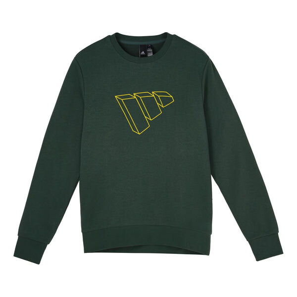 

Толстовка adidas Fi Swt Ft Bos Casual Sports Round Neck Pullover Green, зеленый