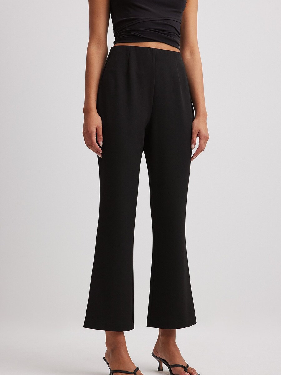 

Тканевые брюки NA-KD Regular Pants, черный