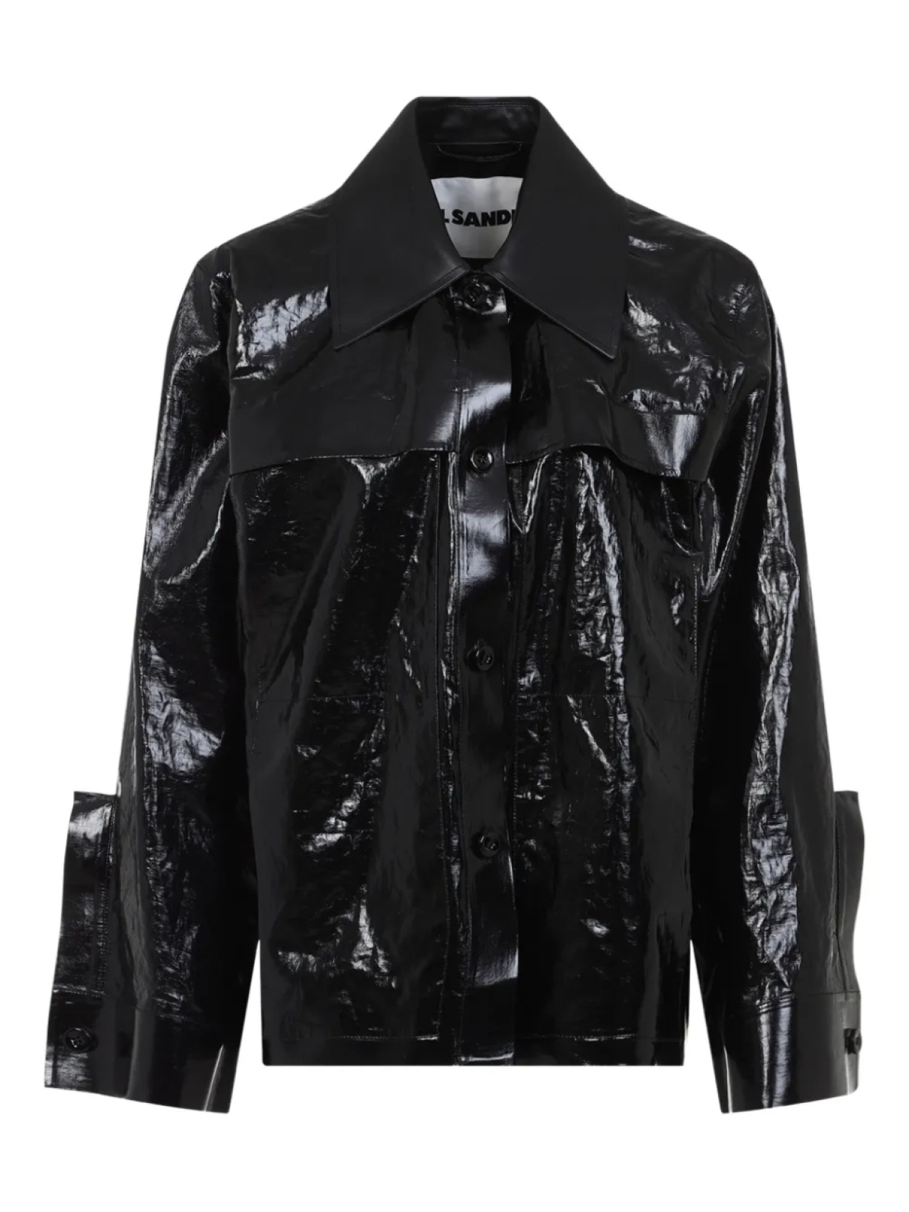 

Льняная куртка Jil Sander, черный