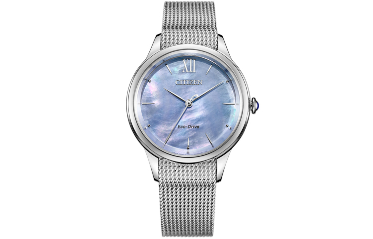 

CITIZEN Часы Quartz Movement Stainless Steel Strap Watch Women's Watch Mother of Pearl Color Watch Dial EM0810 84N