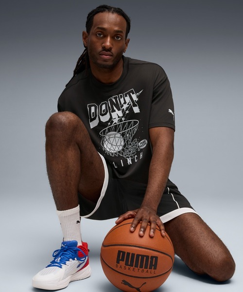 

Мужская баскетбольная футболка с коротким рукавом PUMA Hoopverse, черный