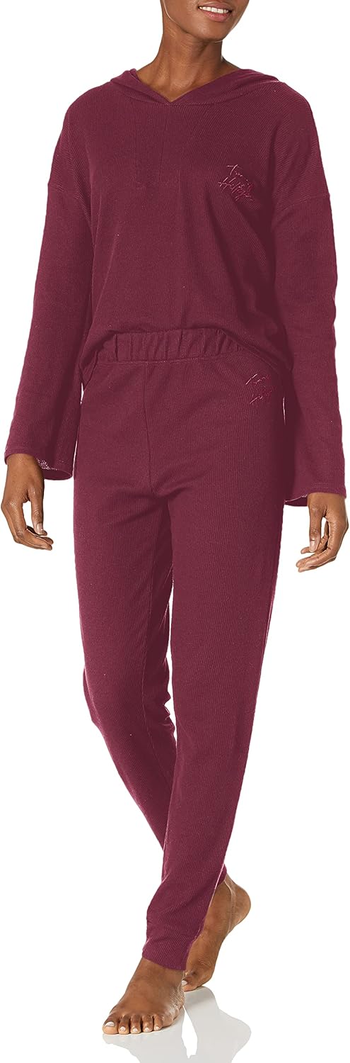 

Женский пижамный комплект Tommy Hilfiger: топ с длинным рукавом и джоггеры, Fig