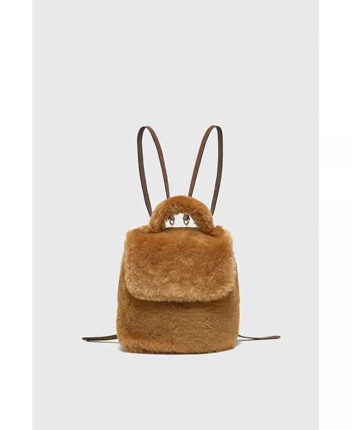 

Женский мини-рюкзак из овчины Furniq UK, мультиколор