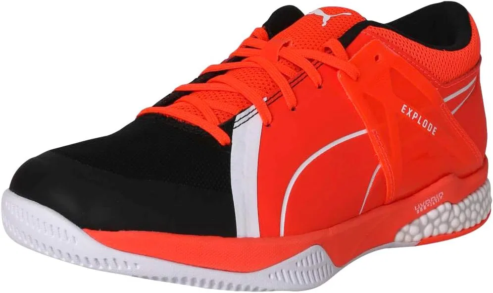Кроссовки Puma Explode XT Hybrid 2 Low Boot Trainers, для игры в помещении, черно-бело-красные, с возможностью выбора размера: