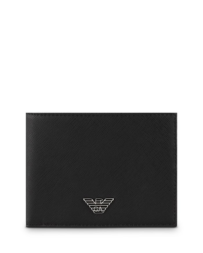 

Бифолд-кошелек с монетницей Emporio Armani, черный