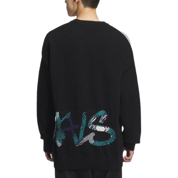 Флисовая джемпер  FW25 в клетку Adidas Originals, черный — фото 4