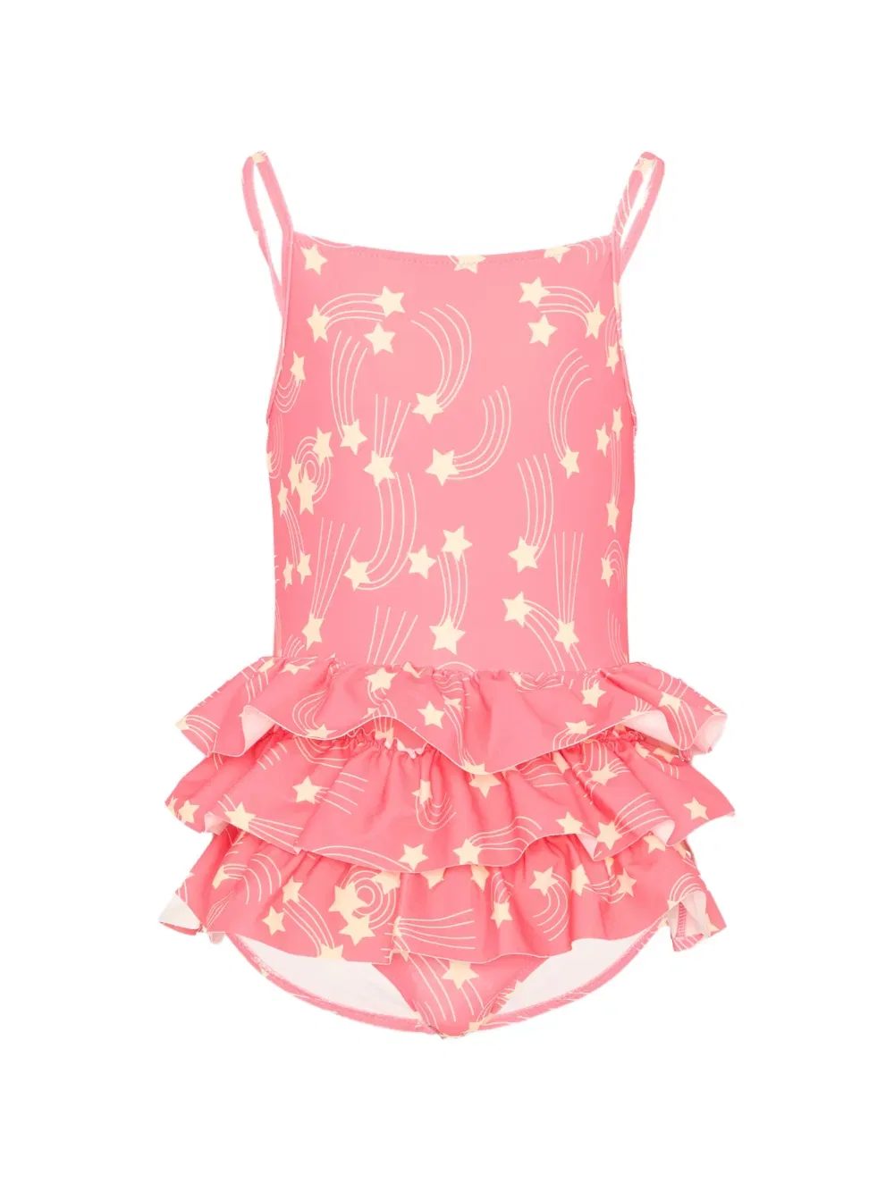 Купальник Starfall с оборками Mini Rodini, розовый