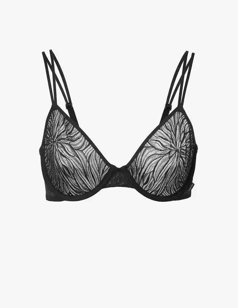 

Демисезонный бюстгальтер без подкладки Calvin Klein, черный