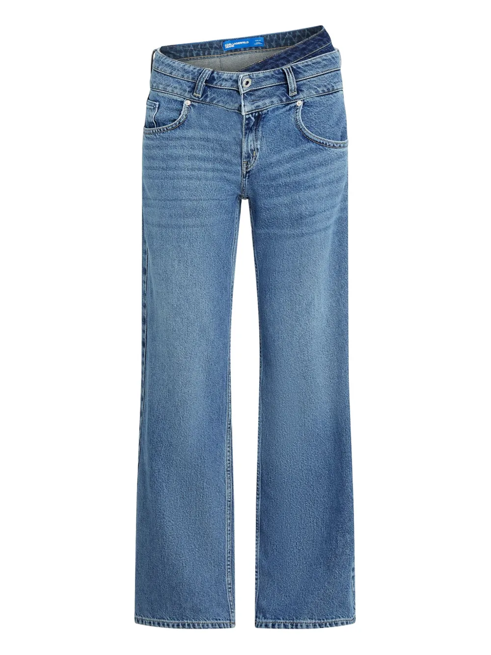 

Джинсы средней посадки Karl Lagerfeld Jeans, синий