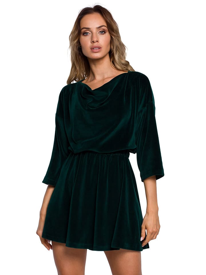 

Короткое платье made of emotion Kleid, темно-зеленый