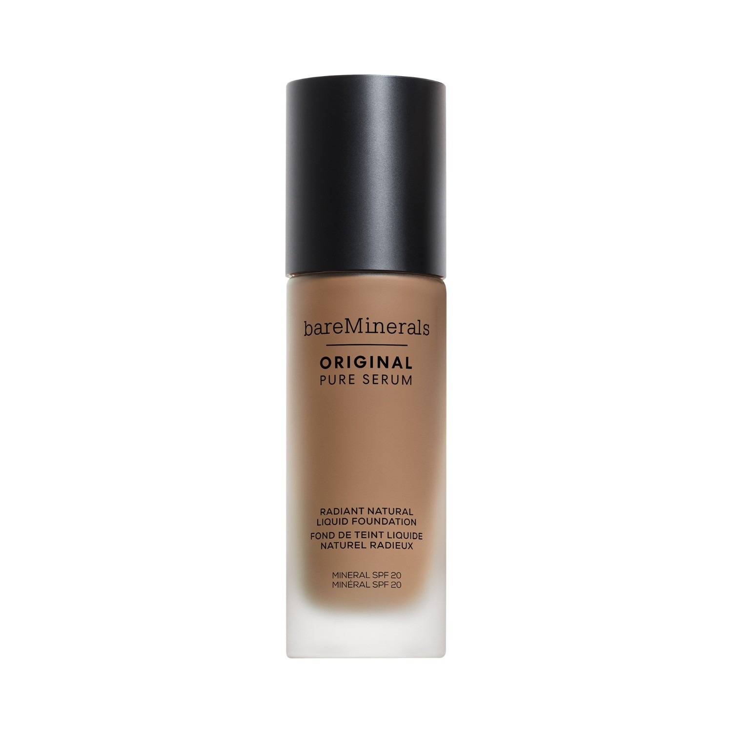 

Тональный крем для лица original pure serum radiant natural liquid mineral spf 20 Bareminerals, medium deep cool 4, объем 30 мл
