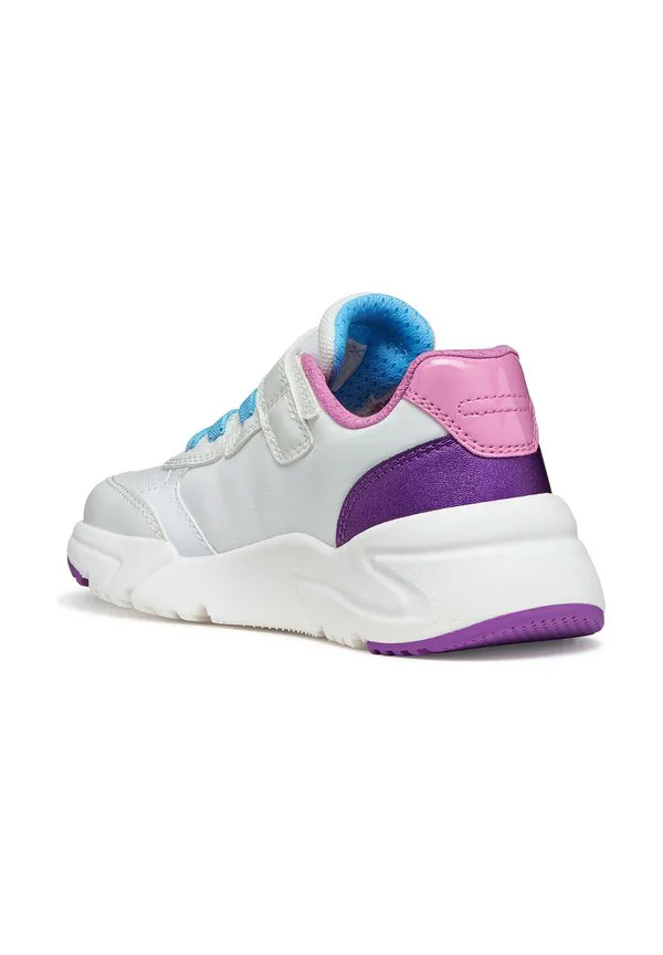 Детские туфли лофтус Geox, Bianco Dark Purple — фото 4