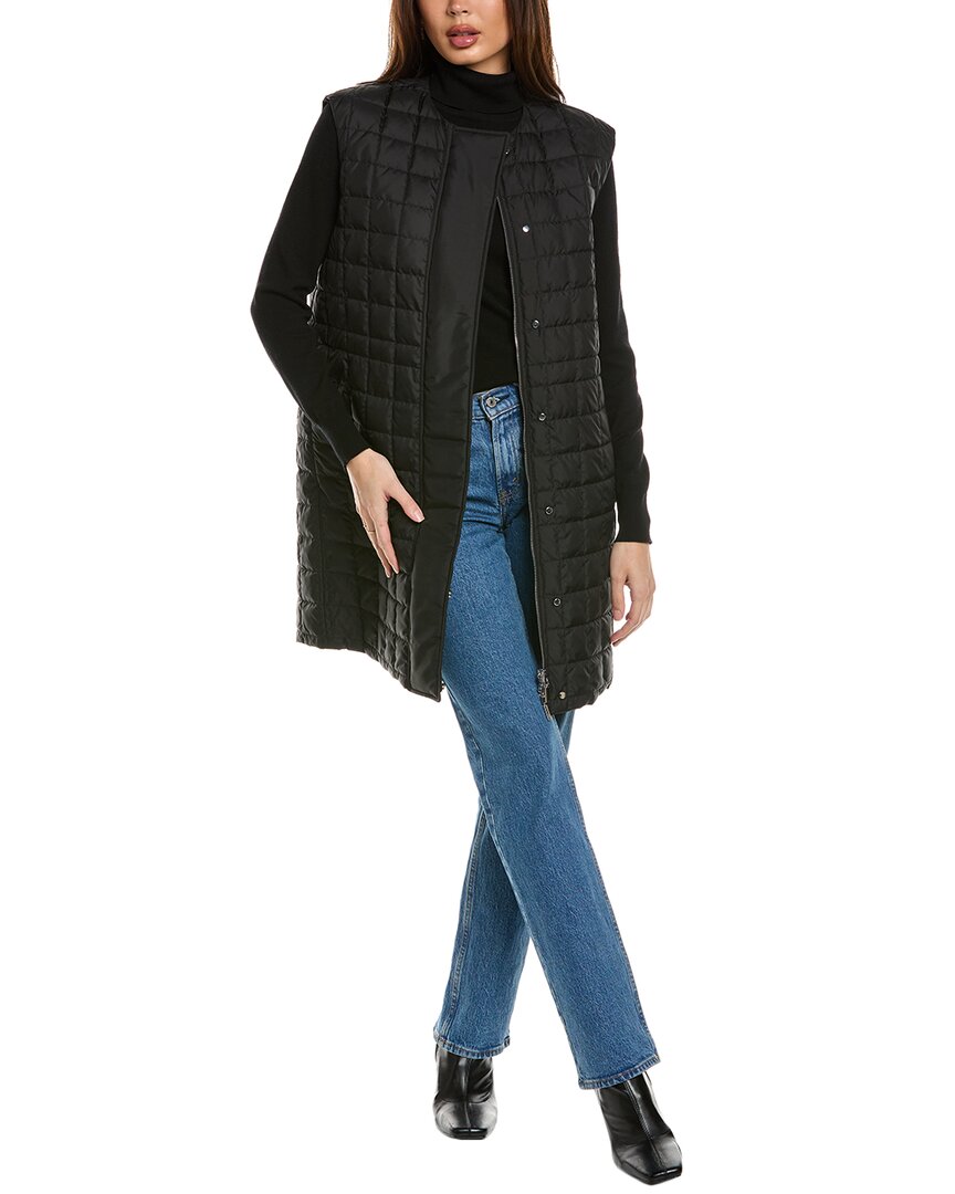 

Lafayette 148 New York Съемная стеганая жилетка, черный