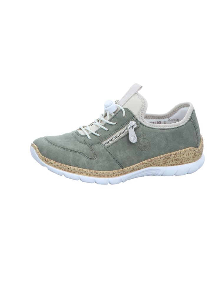 Элегантные туфли на шнуровке rieker Halbschuh, цвет schilf/perlcreme