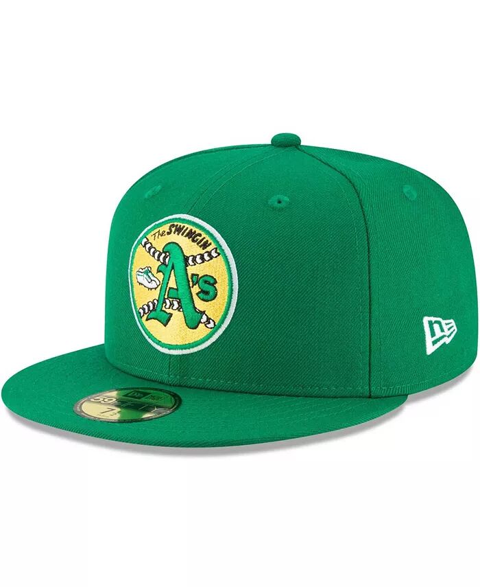 

Мужская зеленая шерстяная шапка Oakland Athletics Cooperstown Collection 59FIFTY Fitted Hat New Era