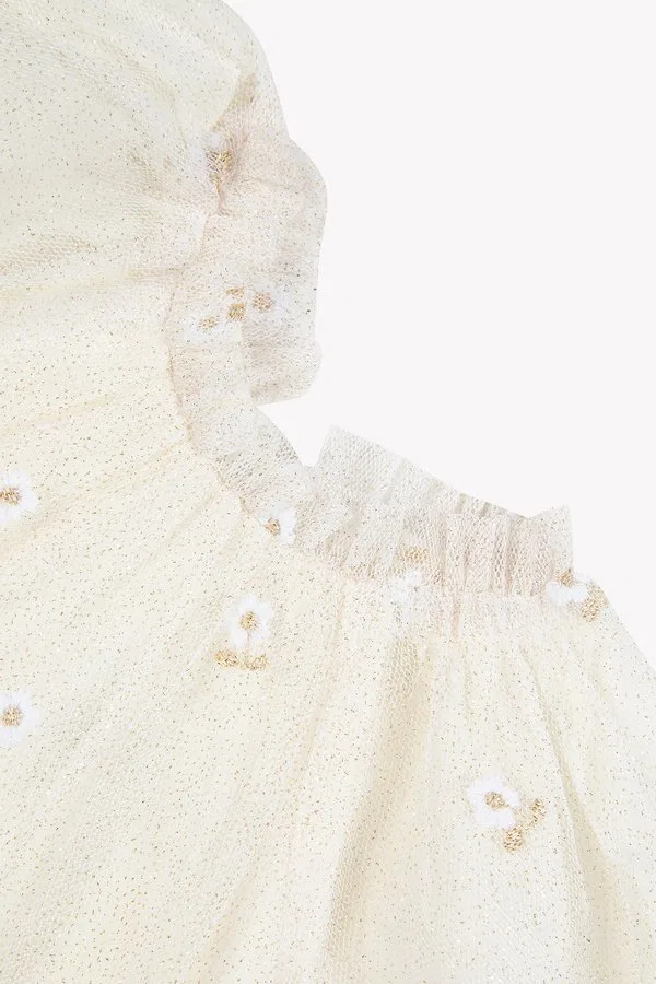 Платье-Халат молочного цвета Tartine Et Chocolat, Off-White — фото 3
