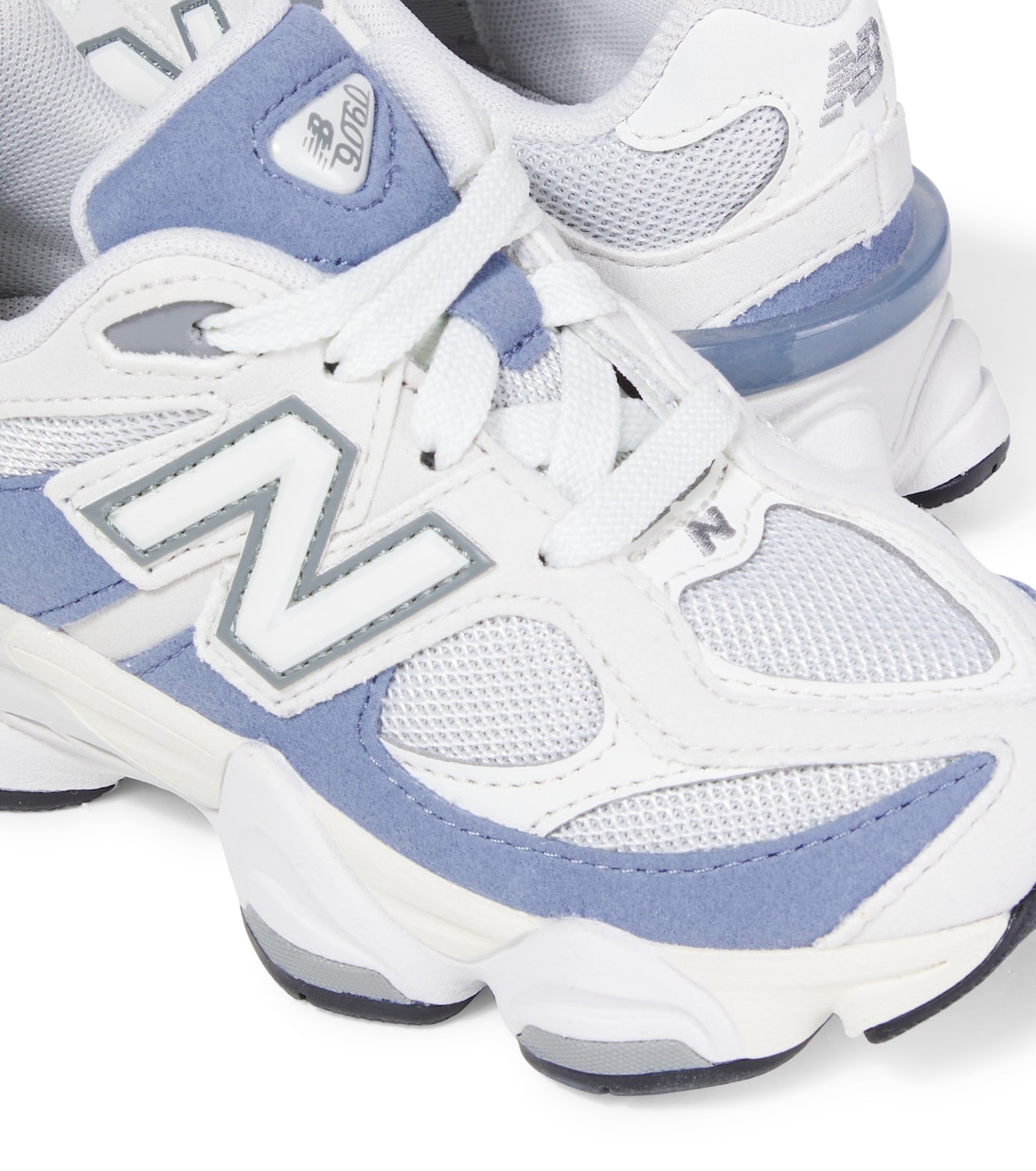 9060 кроссовки из искусственной кожи и сетки New Balance Kids, Dusk Shower — фото 4