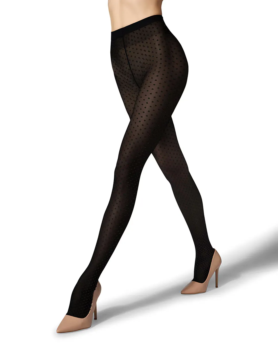 

Трусики плотностью 20 ден в горошек Wolford, черный