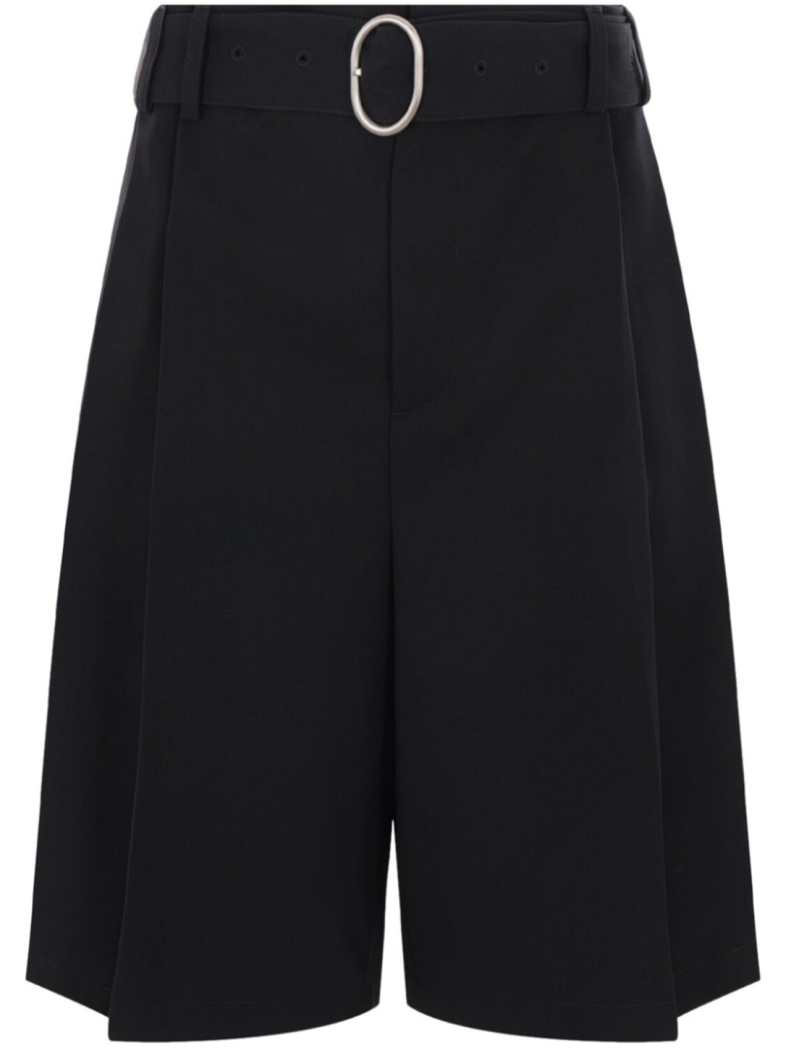 

Габардиновые шорты-бермуды Jil Sander, черный