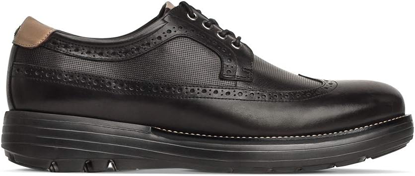 Мужские классические кроссовки Gravity Defyer G-Defy Morteson - VersoCloud Ultimate Shock Absorbing Leather Casual Supportive Dress Sneakers, черный — фото 2