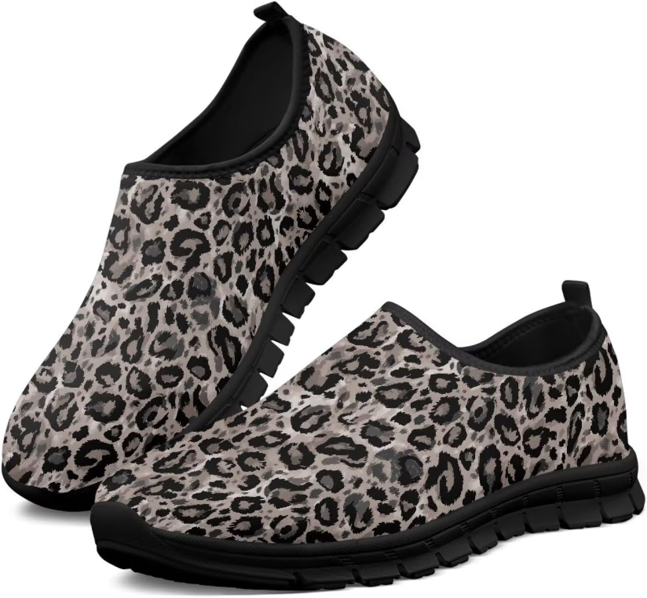 

Мужские слипоны кроссовки легкие повседневные для путешествий прогулок, плоские удобные низкие спортивные туфли для улицы и бега, размеры США 5-14 Qoiuvncy, черный/серый