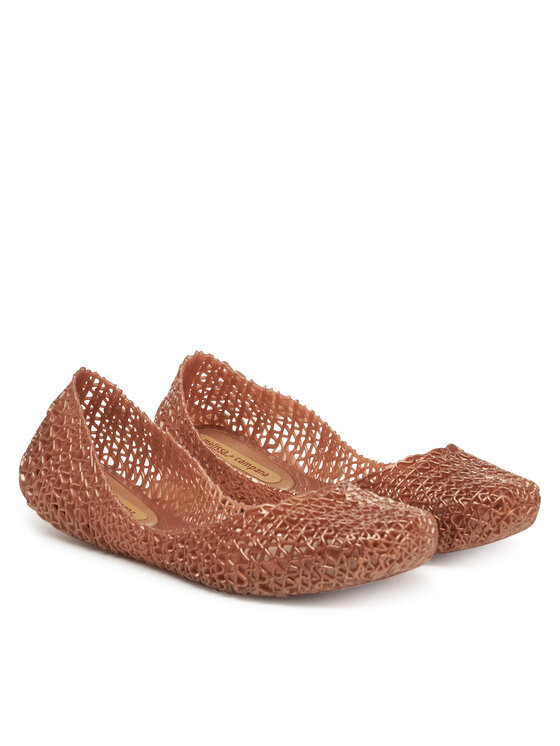 Балетки Melissa Campana Papel Ad M 33693 Melissa, коричневый — фото 2