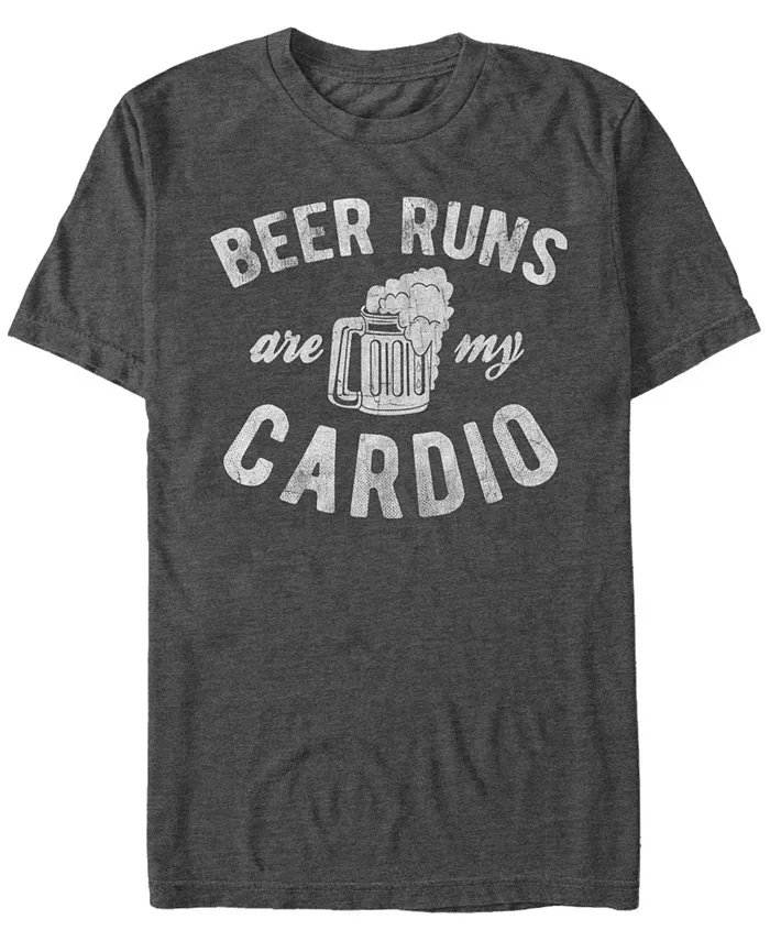 

Мужская футболка с коротким рукавом Beer Run Cardio Fifth Sun, серый