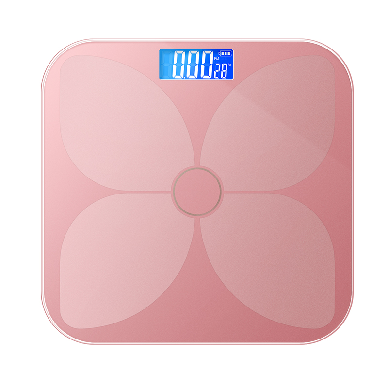 

Весы для измерения жира в теле с подключением к телефону для дома Smart Precision HTDC B6039 SY TCL, розовый
