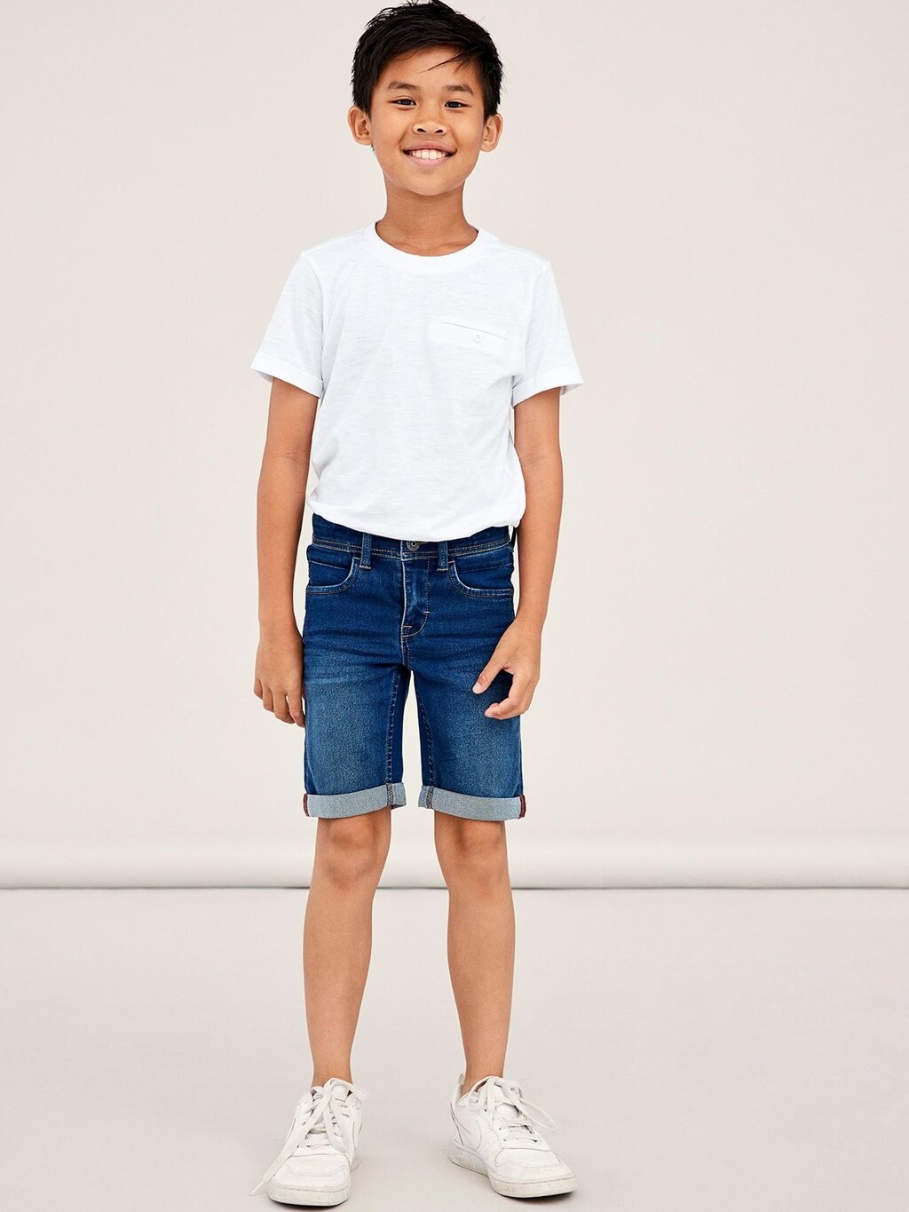 

Джинсовые шорты SILAS SLIM Name it, цвет medium blue denim