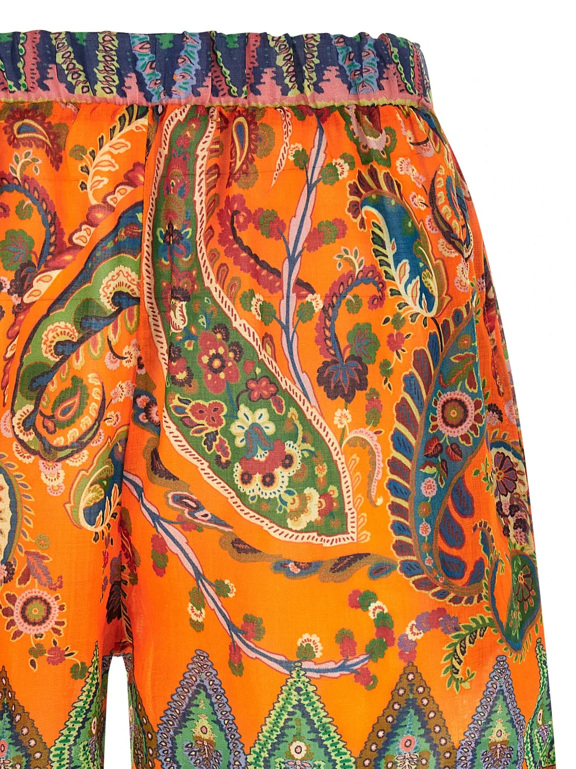 Шорты из рами ETRO, оранжевый — фото 3