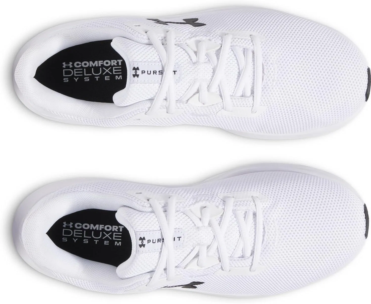Кроссовки Under Armour Charged Pursuit 4 для мужчин, белый/черный — фото 2