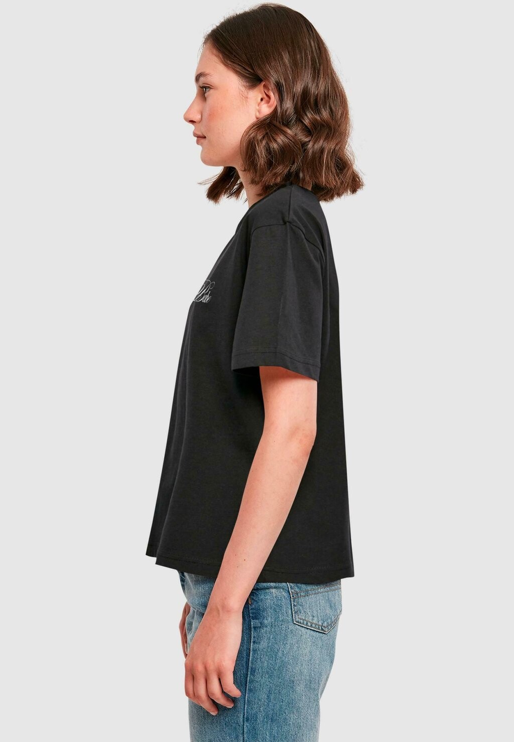 

Футболка с принтом BABE Mister Tee, черный