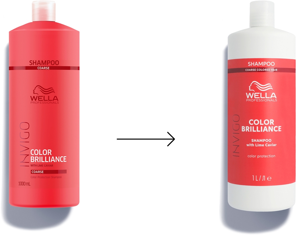 Шампунь Invigo Color Brilliance для нормальных и густых волос, защищающий цвет Wella Professionals, 1000 мл — фото 4
