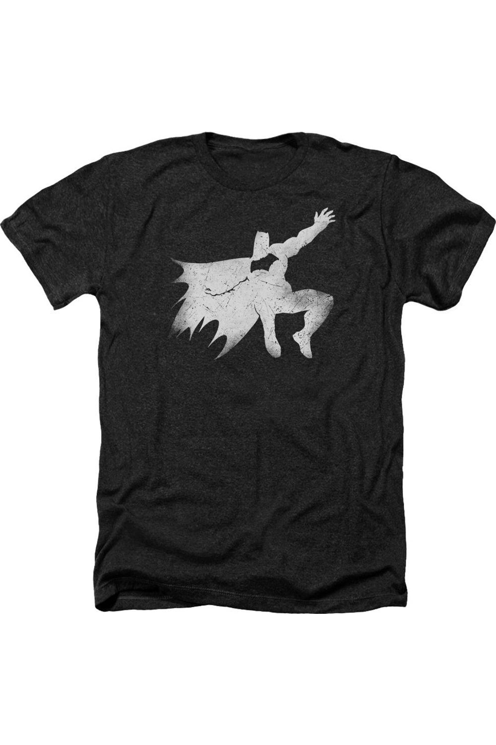 

Футболка/футболка Batman V Superman Knight Silhouette для взрослых Heather Gildan, черный