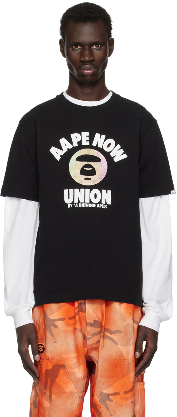 

Футболка «Союз» AAPE by A Bathing Ape, черный