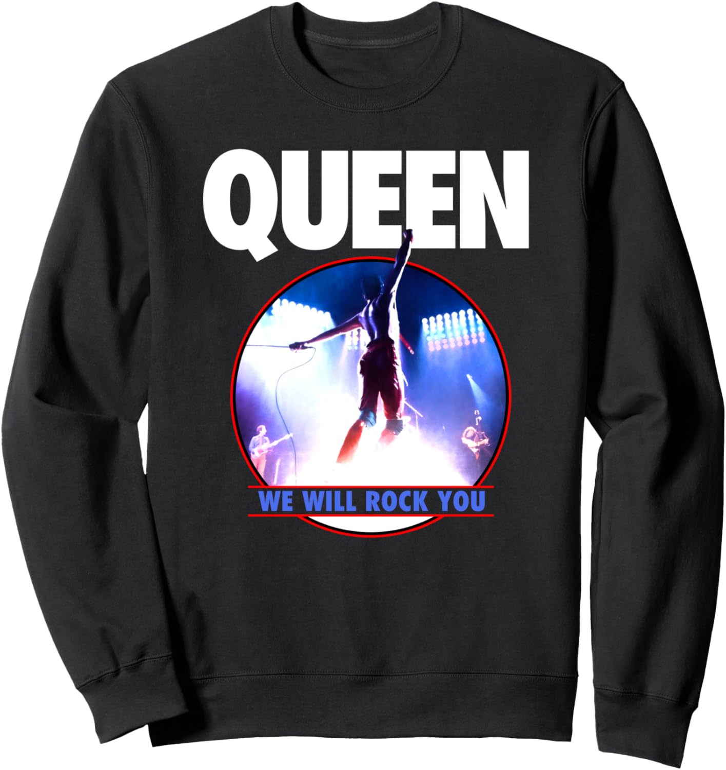

Официальная толстовка Queen We Will Rock You, черная