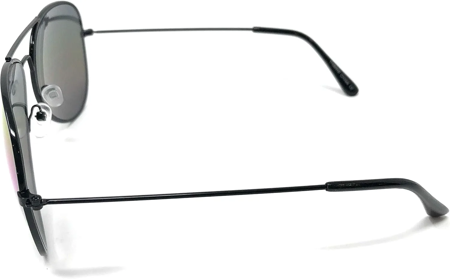 

Солнцезащитные очки My Shades - Авиаторские солнцезащитные очки с разноцветными линзами, классическая ретро-металлическая оправа WebDeals, Black Frame, Multicolor