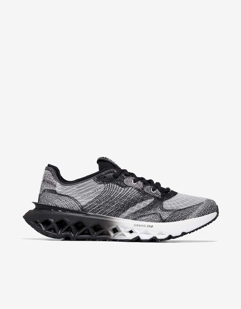 

Мужские спортивные туфли из комбинированных материалов со шнуровкой Cole Haan, черный