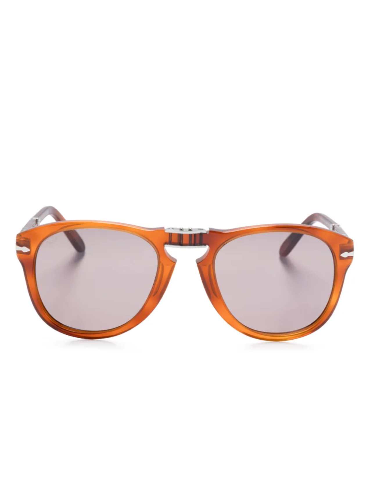 

Солнцезащитные очки в круглой оправе Persol, коричневый
