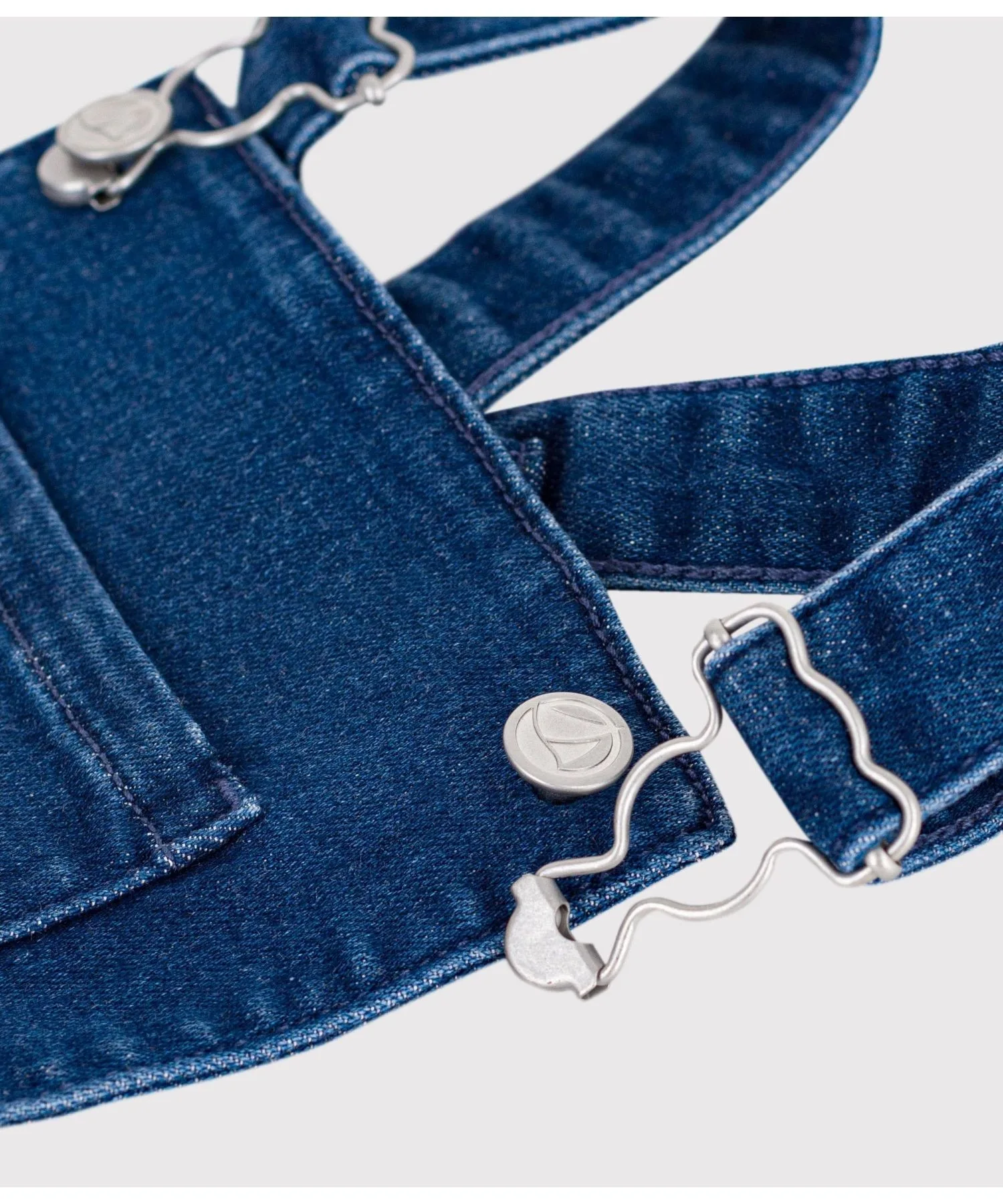 Детская джинсовая юбка-сарафан PETIT BATEAU — фото 4