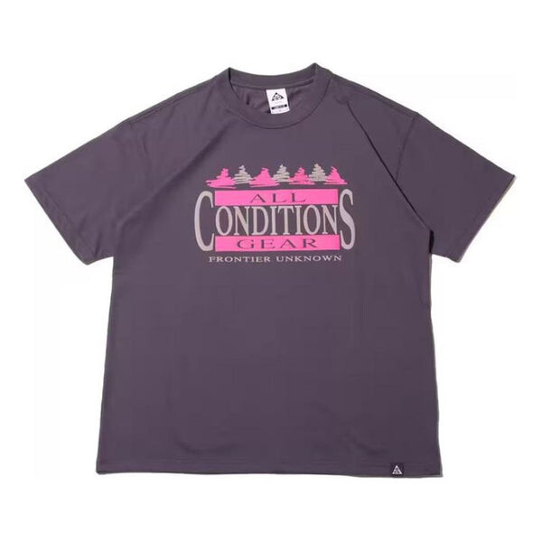 

Футболка acg dri-fit t-shirt 'purple' Nike, фиолетовый