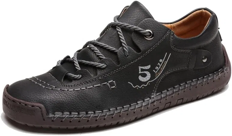 Мужские лоферы Asifn Leather Shoes Black