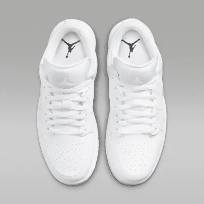 Кроссовки Jordan Air 1 Low, цвет White/White/White — фото 4
