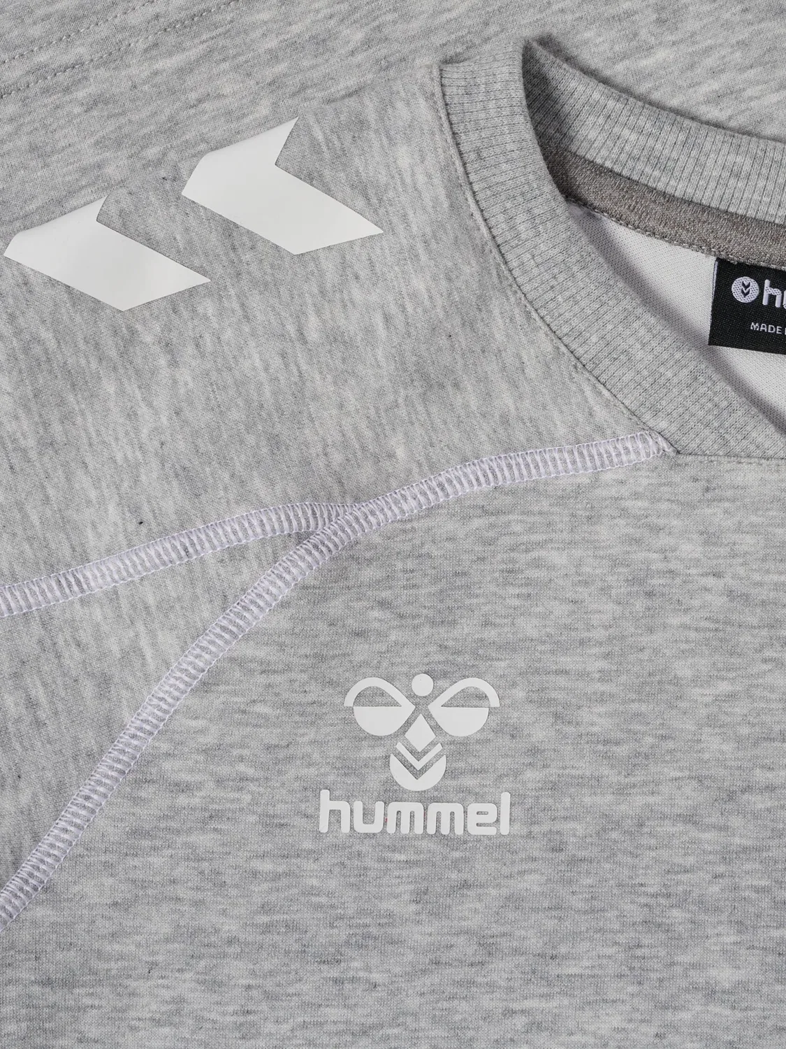 Функциональная футболка из джерси Hummel, серый меланж — фото 3