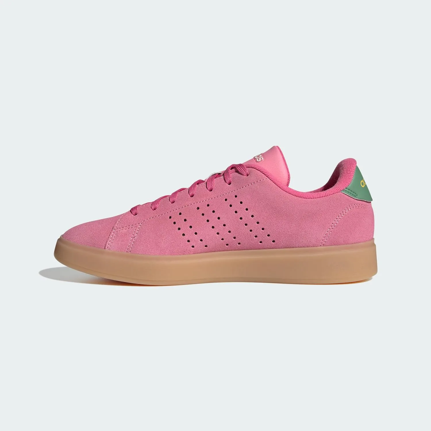 Мужские кроссовки Adidas Advantage 2.0, розовый/черный/зеленый — фото 3