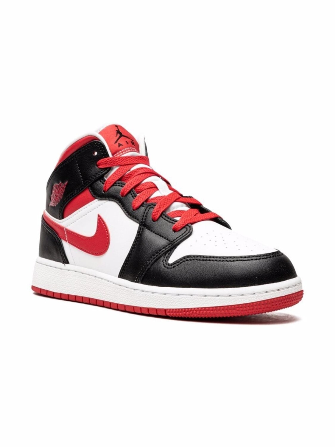 

Кроссовки Air Jordan 1 Mid Jordan Kids, черный